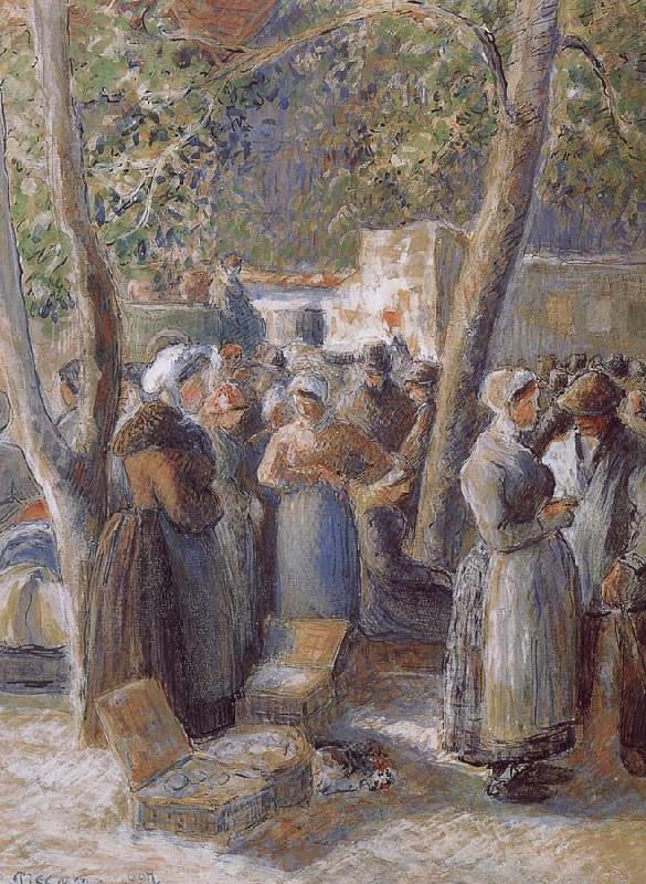 Camille Pissarro market